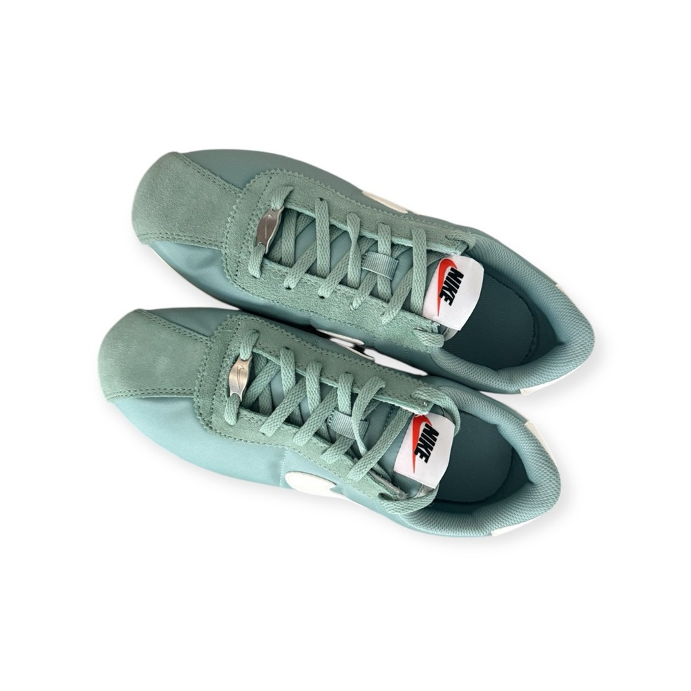 Nike Cortez NEW Classic Green and White Sneakers - Picture 4 of 5